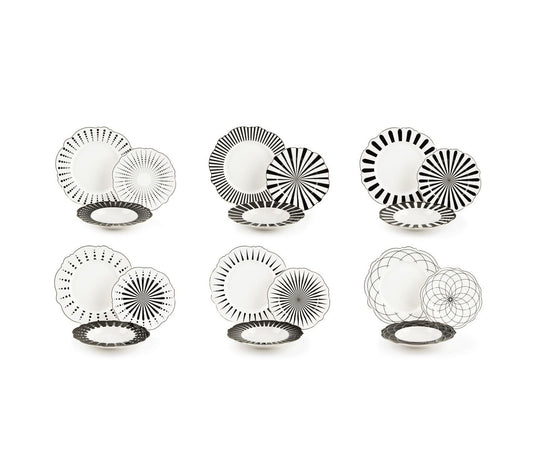 Piatti Filo Oro - Geometrie | 18 PZ.