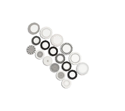 Piatti Filo Oro - Geometrie | 18 PZ.