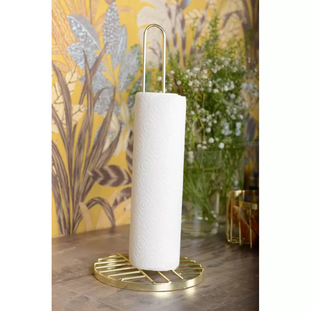 Portarotolo da cucina oro