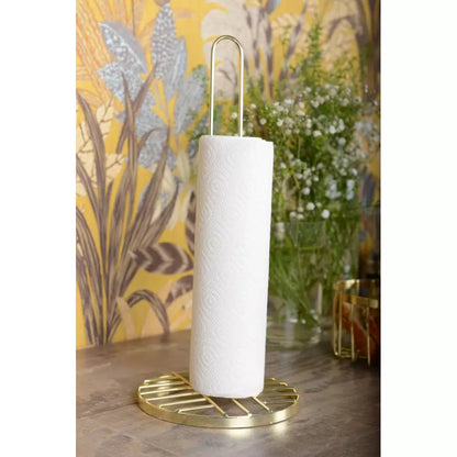 Portarotolo da cucina oro