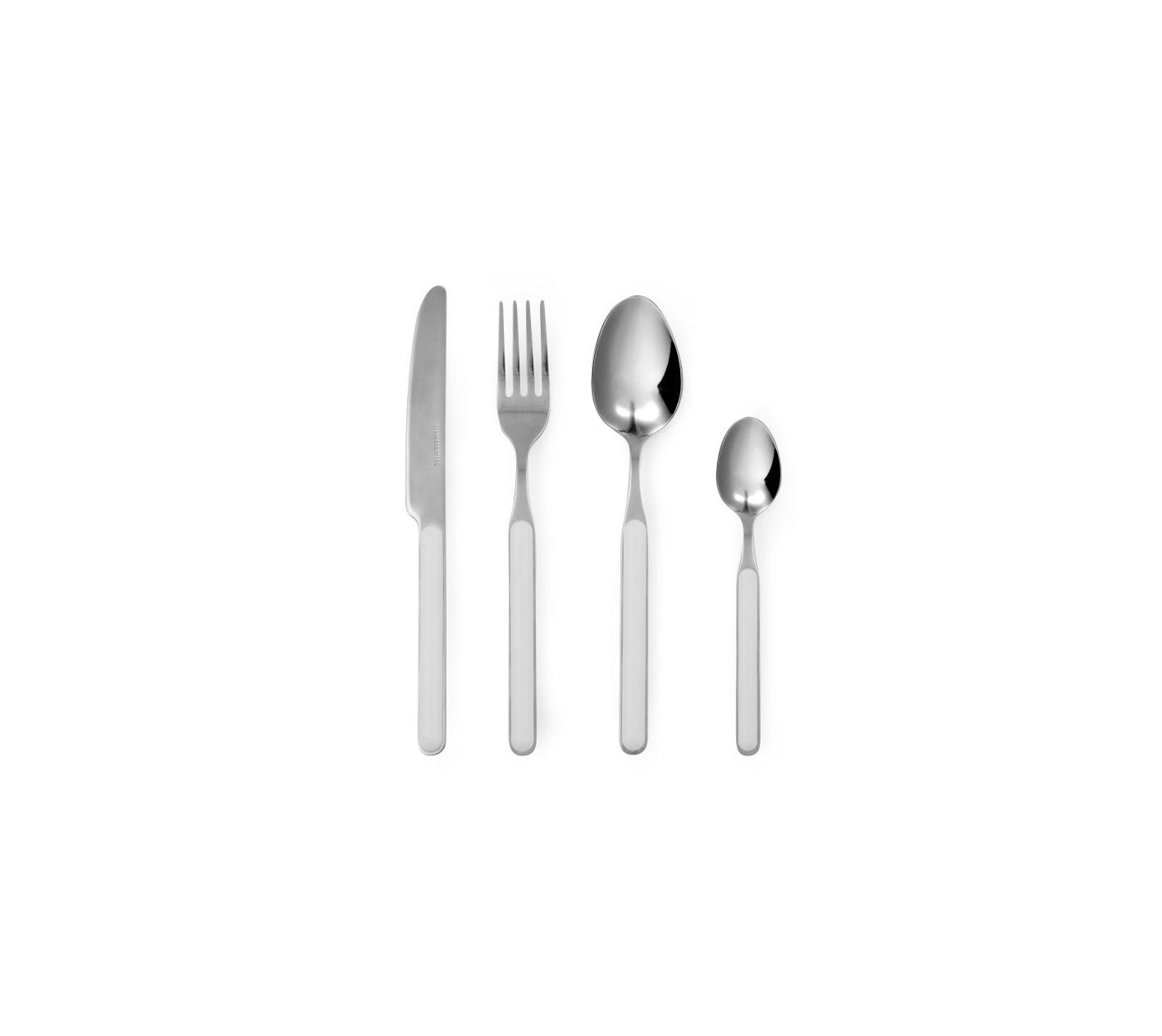 Posate Manico Bianco | 24 PEZZI