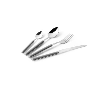 Posate Manico Grigio | 24 PEZZI